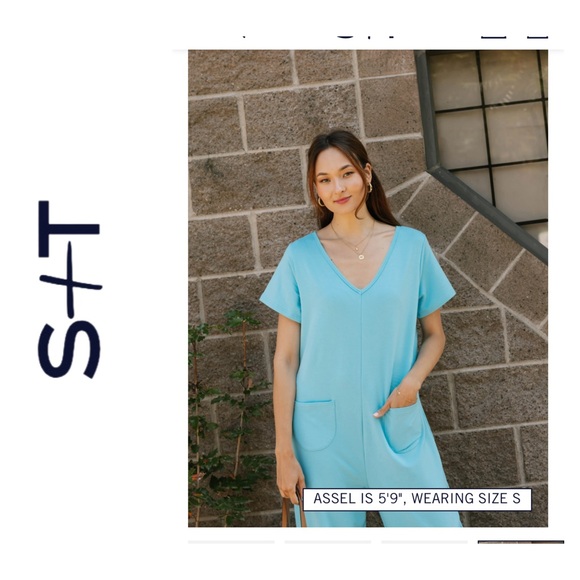 ⬇️🇨🇦🆕🏷️*NWT* SMASH + TESS | 2X | TERRY WIDE LEG ROMPER IN TROPICAL BREEZE - Picture 7 of 9